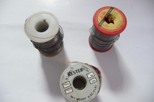 Solder wire reel  total 3 for electronics work