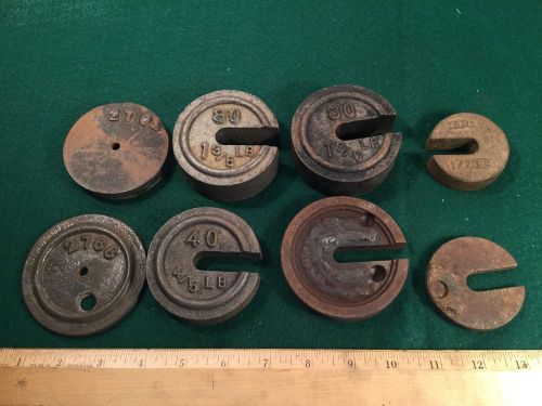 Slotted scale weights for sale