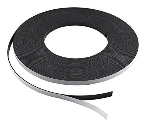 Master Magnetics ZG38A-ABX Flexible Magnet Strip with Adhesive Back, 1/16&#034; 3/8&#034;