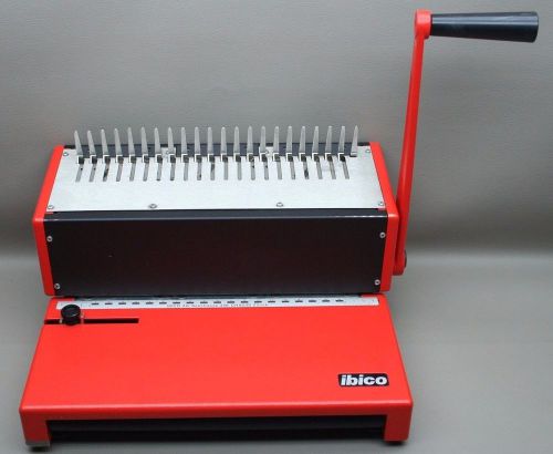 Swiss vintage Ibico AG Seestrasse 346 CH-8038 Comb Binding Machine Paper Office