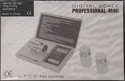 Digital Pocket Scale CS-100 (920-113)