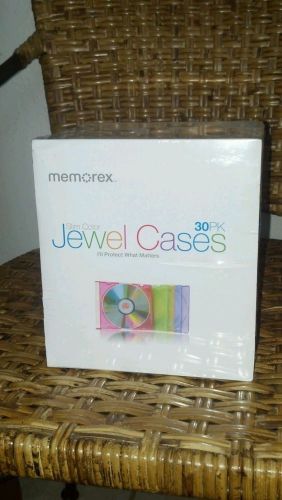 Memorex Slim Color Jewel Cases 30pack