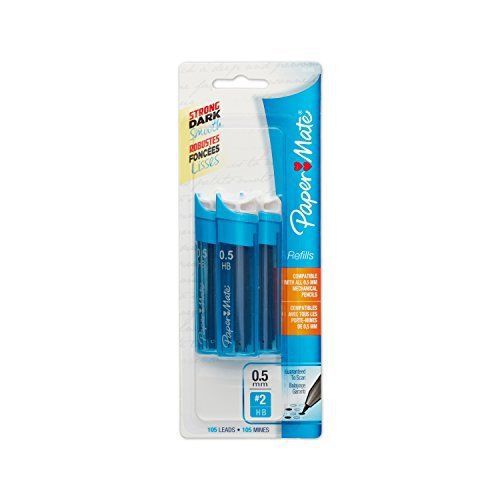 Paper Mate 0.5mm Mechanical Pencil Lead Refills, 105 Leads