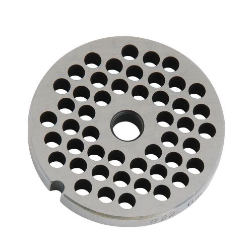 Weston #22 8mm grinder plate (stainless steel) for sale