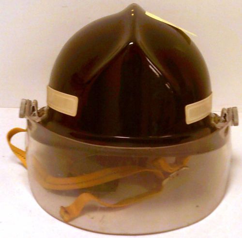 Firefighter bunker turn out gear morning pride black helmet reflector visor  h30 for sale