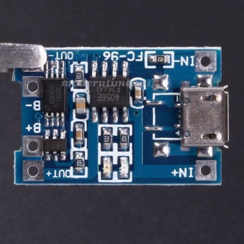 1pc Micro USB Charger Module Lithium Battery Charging Board 5V 1A 2.6*1.7cm