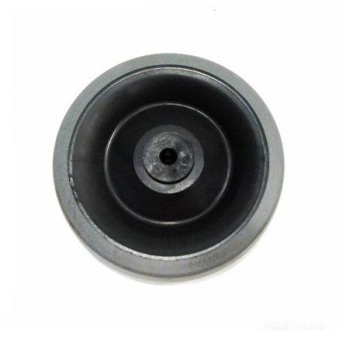 Gray Rubber Mold on Thermo Plastic Hub 6&#034; x 1-3/8&#034; Wheel with 3/8&#034; ID Plain Bore