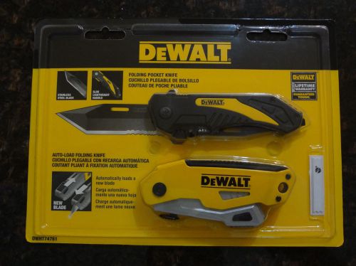 Dewalt  Autoload Utility Knife and Pocket Knife Combo