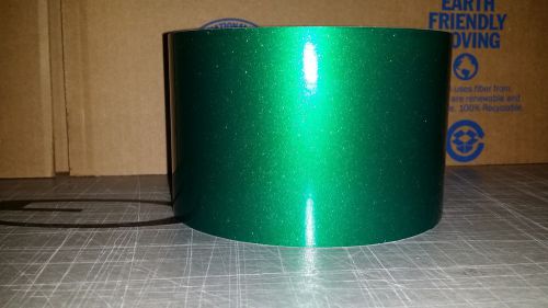 3.5&#034; X 50yd ULTRA METALLIC DARK GREEN cast vinyl roll