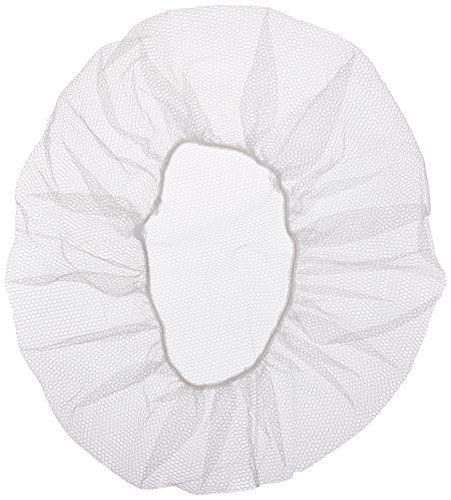 Keystone 109hpi-21-wh white soft heavyweight nylon honeycomb hairnet with 1/16&#034; for sale