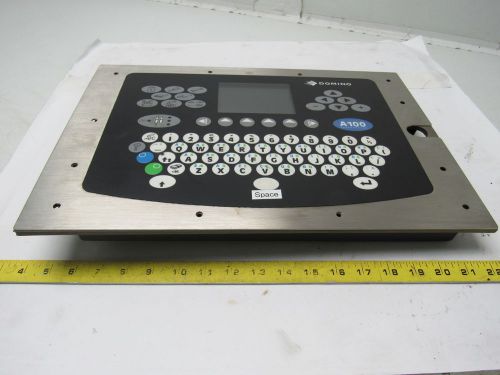 Domino A100 Industrial Inkjet Barcode Printer Display Operator Keyboard