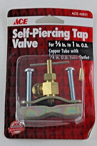 Self Piercing Tap Valve. For 3/8&#034; To 1&#034; OD. Has 1/4&#034; Outlet.