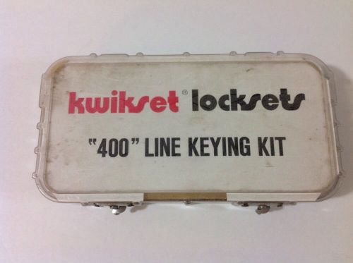 Kwikset Locksets &#034;400&#034; Line Keying Kit