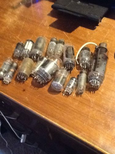 Vintage Lot of Assorted Vacuum Tubes