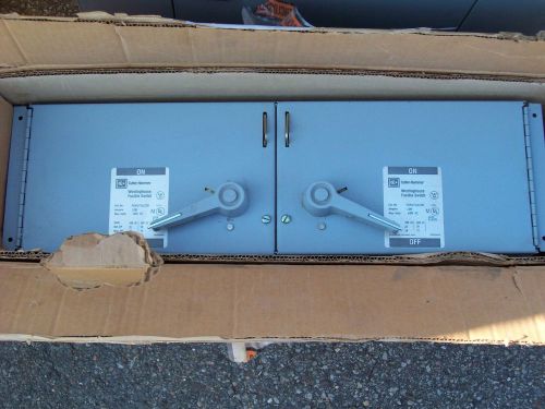 *NEW* 100A 100 AMP CUTLER HAMMER FUSIBLE PANELBOARD SWITCH 3P 600VAC, FDPWT3633R