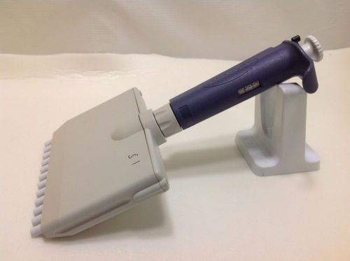 Rainin pipet-lite l200 lts 12 multichannel adj 20-200 ul pipette pipettor #51 for sale