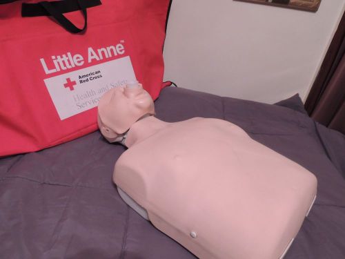 LITTLE ANNE CPR TRAINING MANIKIN WITH BAG AMERICAN RED CROSS