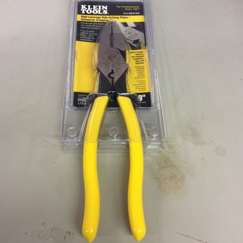 Klein Tools D213-9NECRSEN 9&#034; High-Leverage Side-Cutting Plier-Connector Crimping