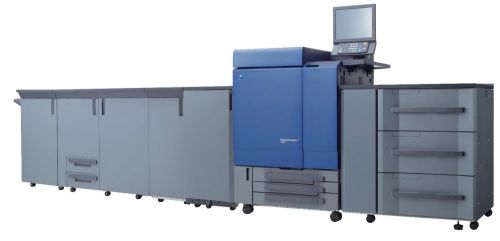 Konica minolta bizhub press c8000 color copier - only 1.1 mil meter - 80 ppm for sale