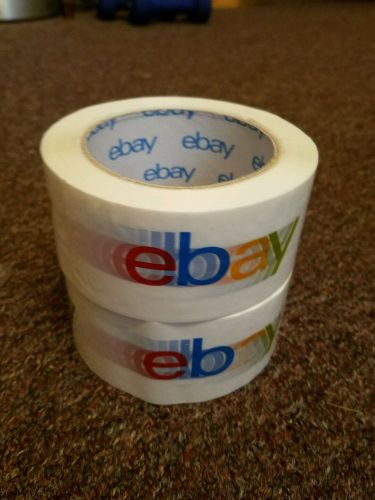 2 Rolls eBay Branded Shipping Tape 75 Yards Per Roll Packing Supplies