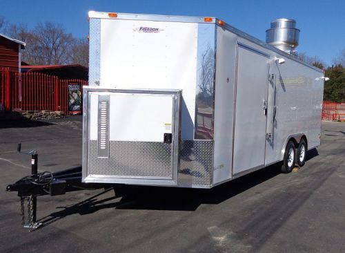Concession trailer 8.5&#039;x20&#039; white - vending food event catering for sale