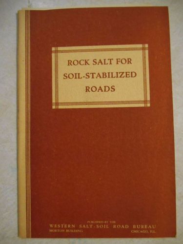 Rock Salt For Soil-Stabilized Roads, Construction