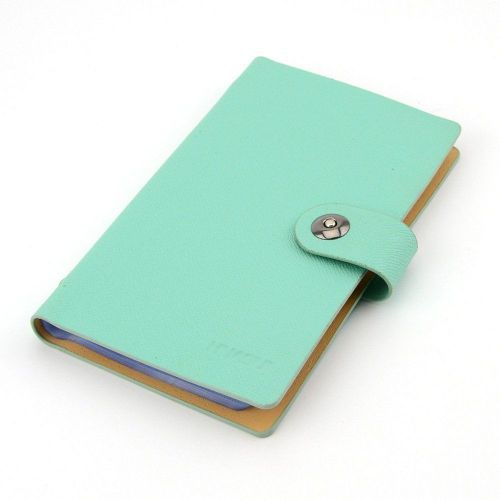 Business card holder book pu leather 240 name cards organizer for sale
