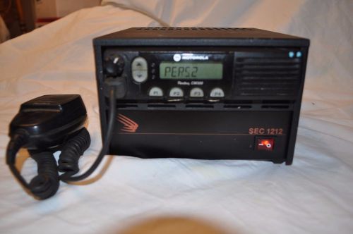 Motorola cm300 uhf 1-40 watt radio with power supply base station for sale
