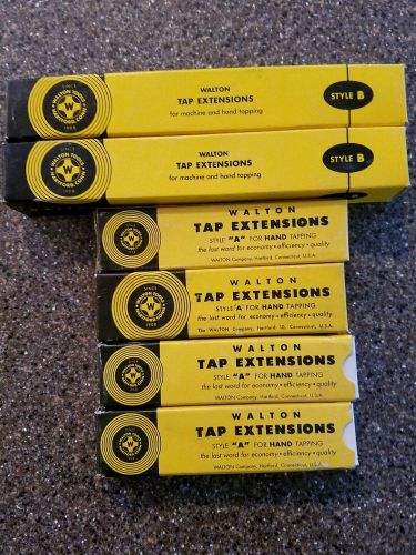 New 10-piece assorted lot of walton tap extensions for sale