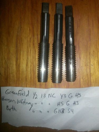 USED lOT OF 3 GREENFIELD/HANSON WHITNEY/BATH USED HAND TAP   t1