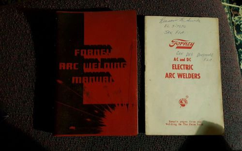 Vintage 1957 Forney Arc Welding Manual Instruction Booklet