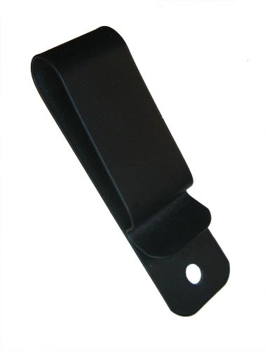 (2) TWO PACK, Tempered Metal belt clip (607BS), Black Oxide, Holster Clip
