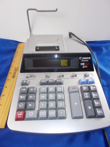 Canon MP20DHII Desktop Calculator Adding Machine 12 Digit 2 Color office prints