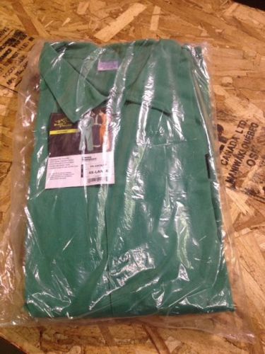 Mens size 4xl black stallion revco flame resistant fr cotton green coveralls for sale