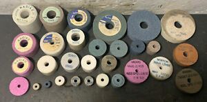 Lot of 30 Norton Radiac Bay State Grinding Wheels Abrasives Machinist NEW