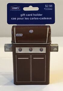 Lowe&#039;s Miniature Weber Grill Gift Card Holder Metal NEW