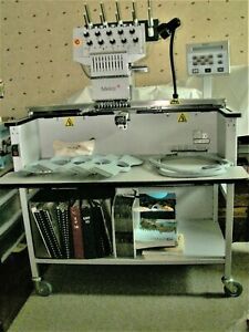 Melco EMT10 and EP1 Embroidery Machines with Lots of Extras