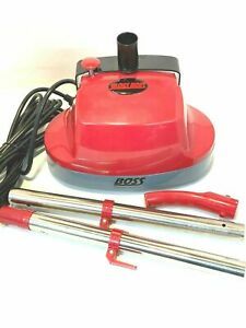 Boss Cleaning Equipment B200752 Scrubber, Gloss Boss 470rpm 18&#039; 3 Wire Cord Red