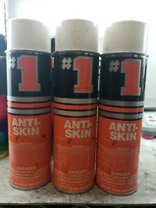 (TS2) 3 Partial Cans, #1 Network, Ink Anti-Skin No Wash-UP Spray 950S, SW-950