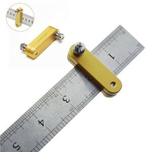Scraper Aluminum Alloy Universal Fixed Steel Ruler Locator Mark Woodworking Tool