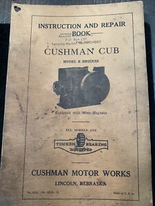 Cushman Motor Works Cub Instruction Manual