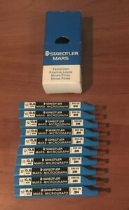 10 Pack of Staedtler Mars Micrograph Pencil Lead 0.5mm 250 05 3H Fineline