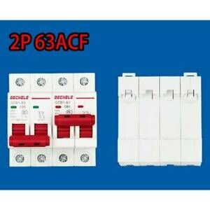 2P Dual power Manual transfer switch Circuit breaker MCB 50HZ/60HZ 400~ 63A