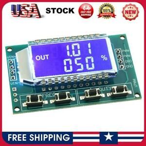 Signal Generator PWM Pulse Frequency Duty Cycle Adjust Module LCD Display #SF