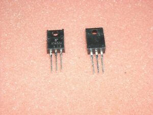 2 PCS TOSHIBA 2SA1452A  Bipolar Transistor, 12A 80V TO-220F ROHS