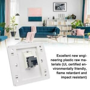 1PCS/SET Wall Socket Plate One Port Network Ethernet CAT6 Panel LAN Outlet I3X0