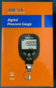 Elitech VG760 Digital Vacuum Gauge Micron Gauge HVAC Refrigerant Pressure Gauge