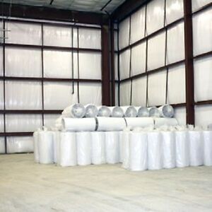 5FT X 250FT White Reflective Foam Insulation Vapor Barrier Warehouse Building