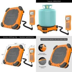 Elitech Lmc-300L Electronic Refrigerant Charging/Recovery Scale Hvac A/C With Au