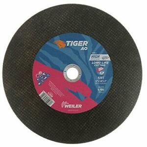 Weiler 57030 12&#034; X 1/8&#034; Tiger Ao Type 1 Large Cutting Wheel A30S 1&#034; A.H High ...